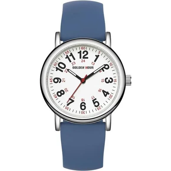 Waterproof Nurse Watch for Medical Professionals, Colorful Silicone Band Amazon.com: PROKING Waterproof Nurse Watch for Medical  main image 3